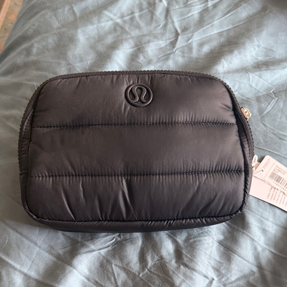 lululemon athletica Black Quilted waist bag 
( Fanny pack )